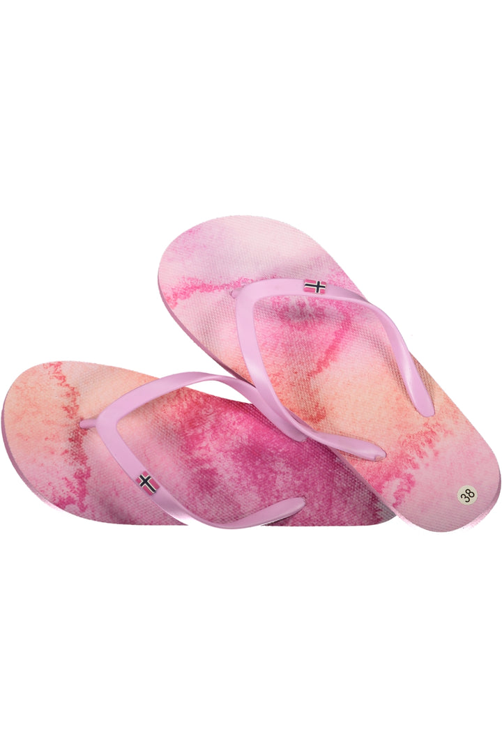 NORWAY 1963 CALZATURA CIABATTA DONNA ROSA