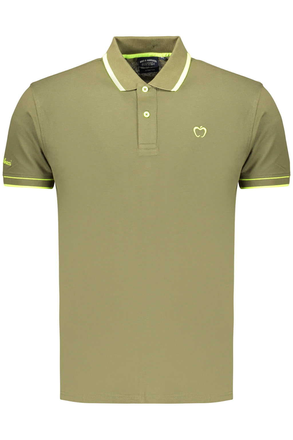 BACI&ABBRACCI POLO MANICHE CORTE UOMO VERDE