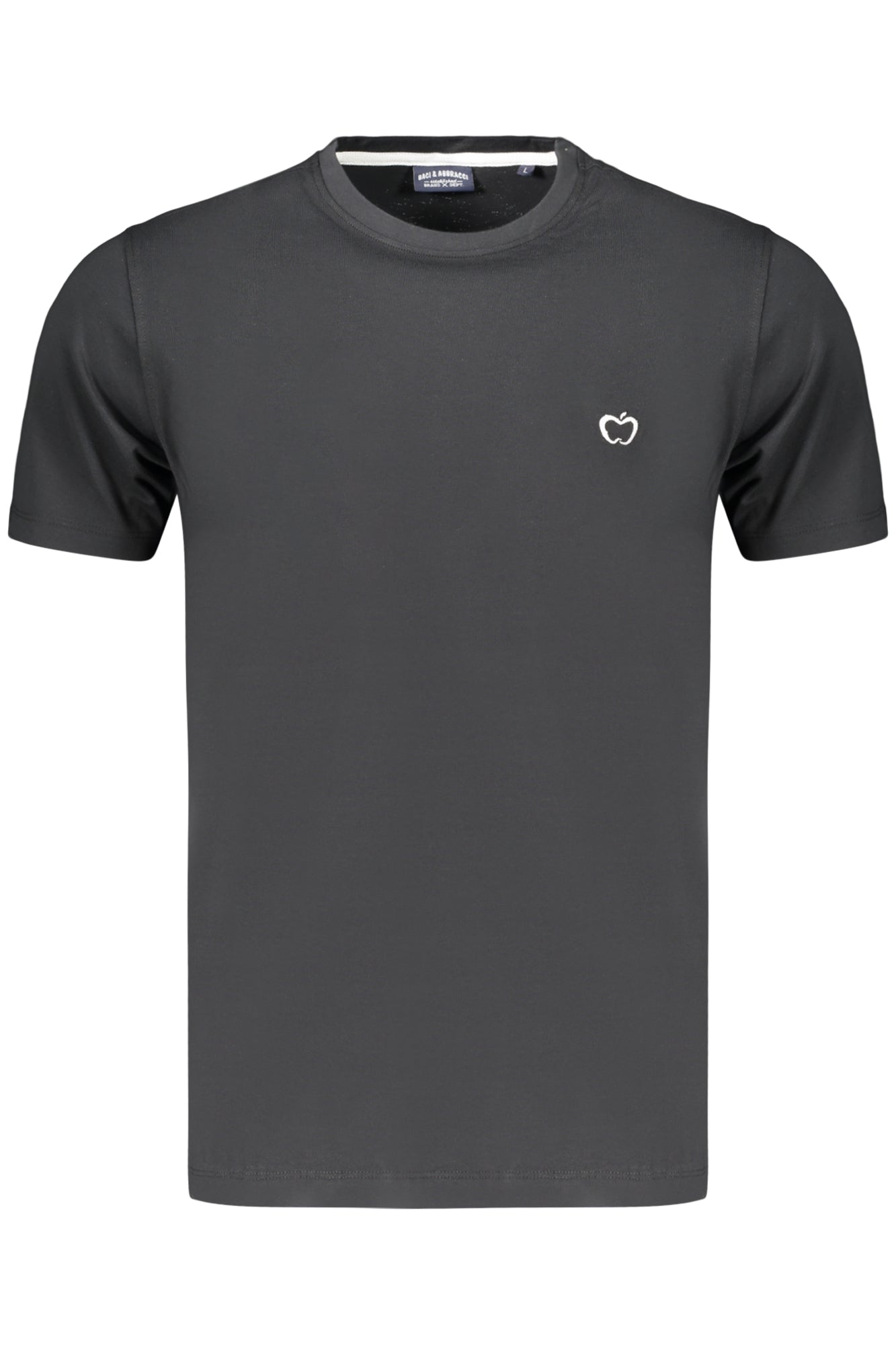 BACI&ABBRACCI T-SHIRT MANICHE CORTE UOMO NERO