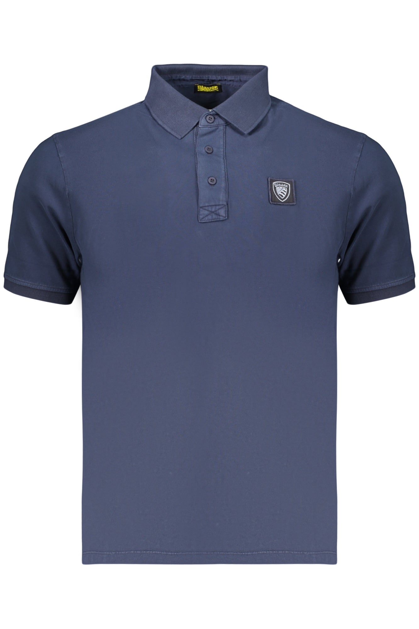BLAUER APPAREL POLO MANICHE CORTE UOMO BLU