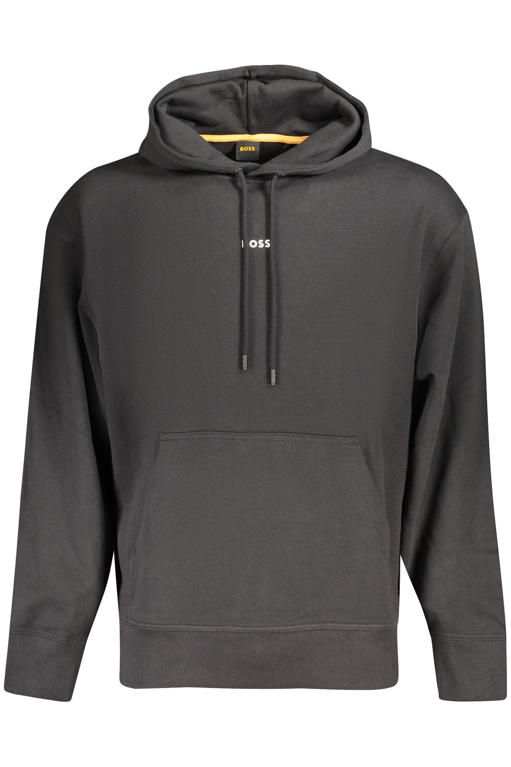BOSS FELPA SENZA ZIP UOMO NERO