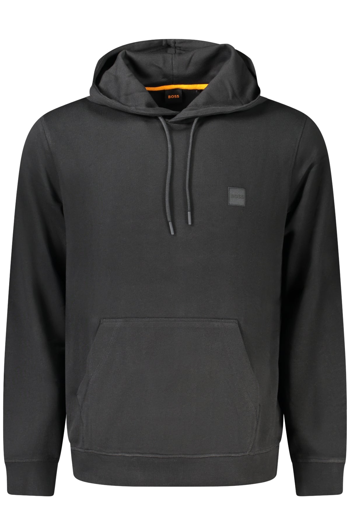 BOSS FELPA SENZA ZIP UOMO NERO