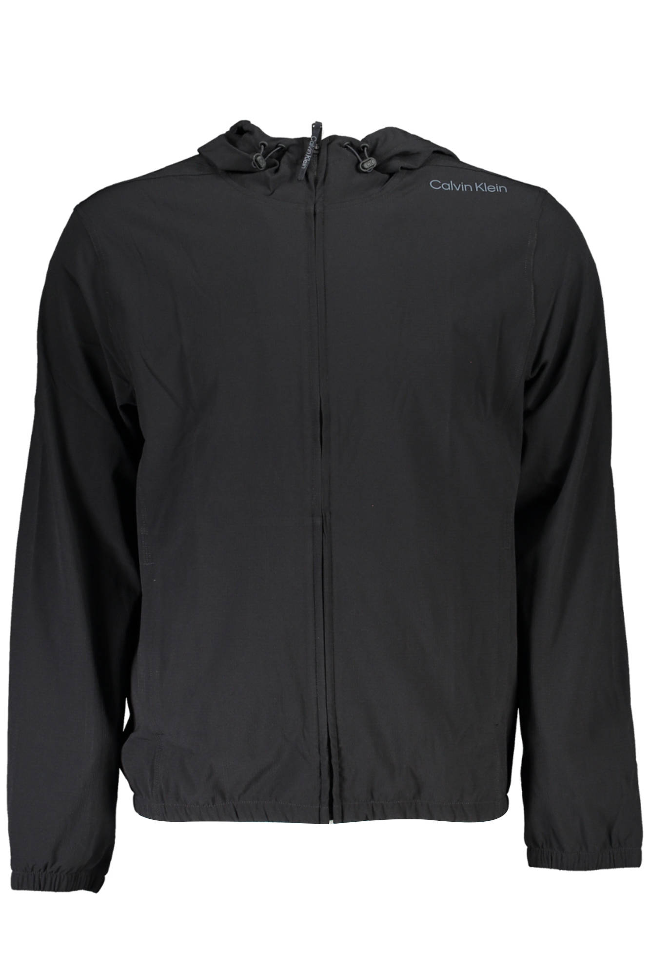CALVIN KLEIN FELPA CON ZIP UOMO NERO