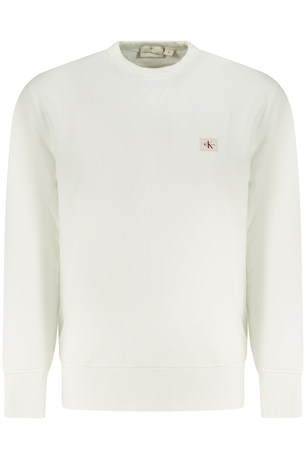 CALVIN KLEIN FELPA SENZA ZIP UOMO BIANCO
