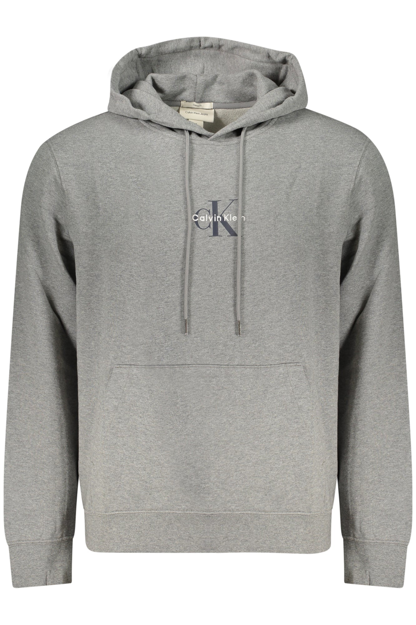CALVIN KLEIN FELPA SENZA ZIP UOMO GRIGIO
