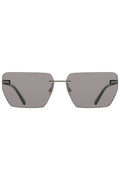 CALVIN KLEIN OCCHIALE DA SOLE UOMO ARGENTO