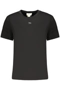 CALVIN KLEIN T-SHIRT MANICHE CORTE DONNA NERO