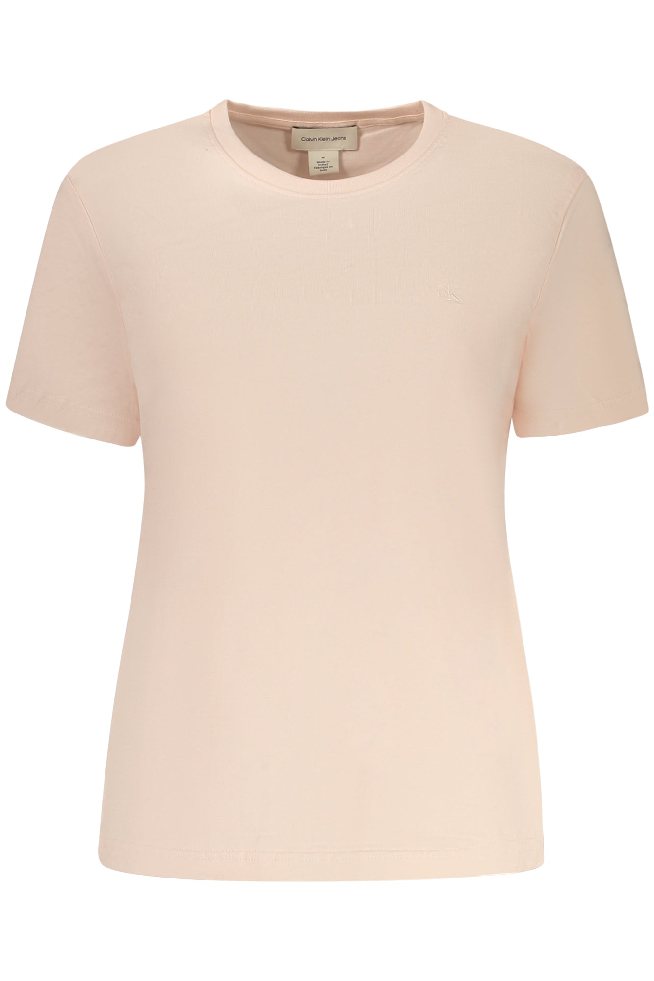 CALVIN KLEIN T-SHIRT MANICHE CORTE DONNA ROSA