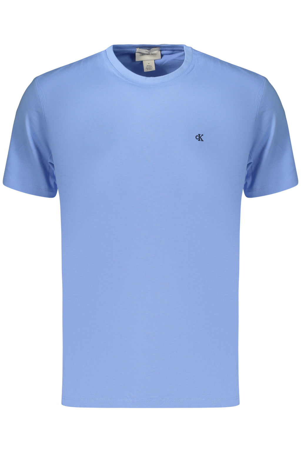 CALVIN KLEIN T-SHIRT MANICHE CORTE UOMO AZZURRO