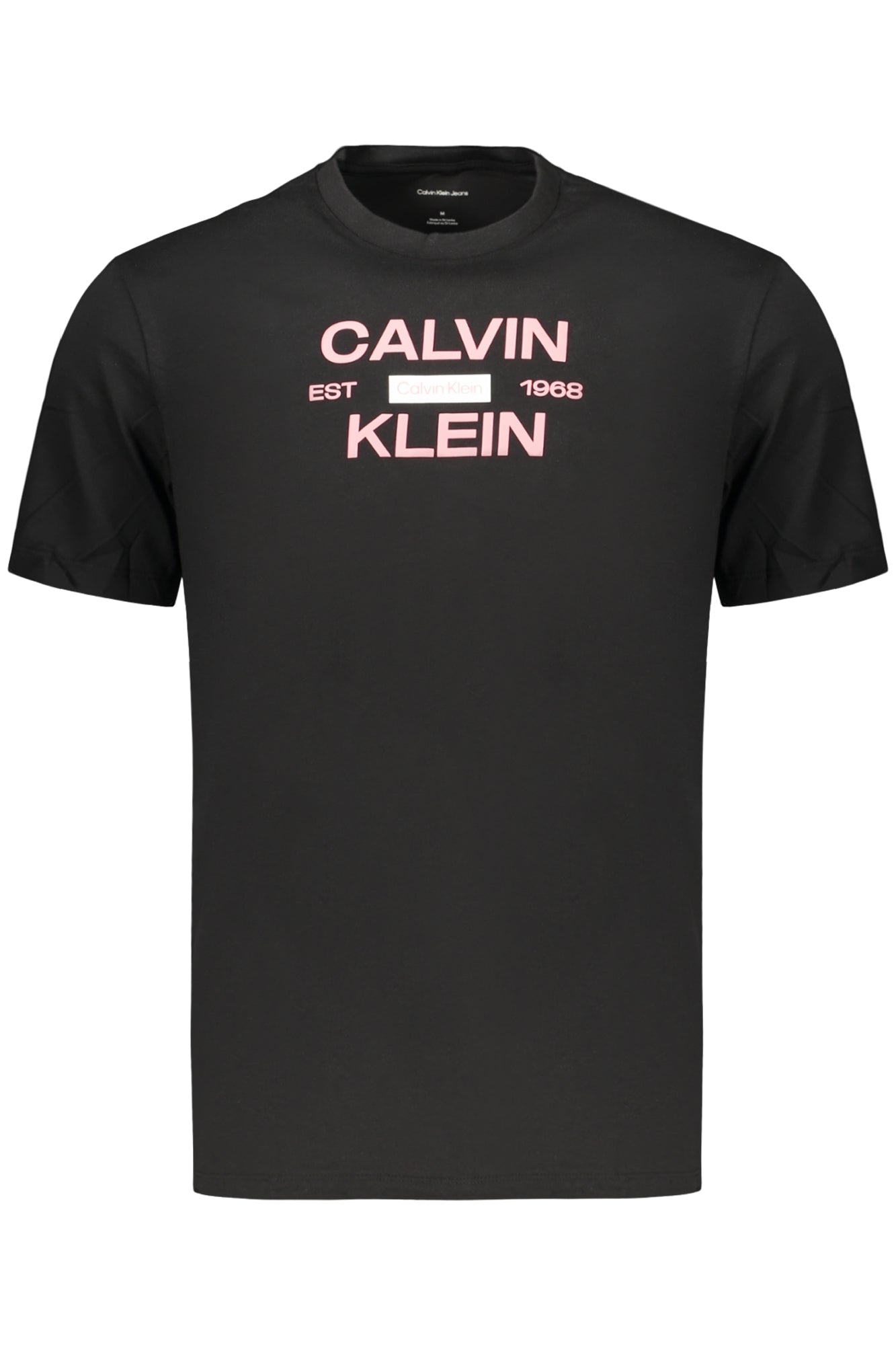 CALVIN KLEIN T-SHIRT MANICHE CORTE UOMO NERO