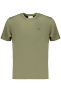 CALVIN KLEIN T-SHIRT MANICHE CORTE UOMO VERDE