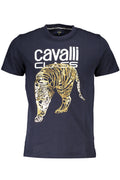 CAVALLI CLASS T-SHIRT MANICHE CORTE UOMO BLU