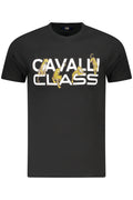 CAVALLI CLASS T-SHIRT MANICHE CORTE UOMO NERO
