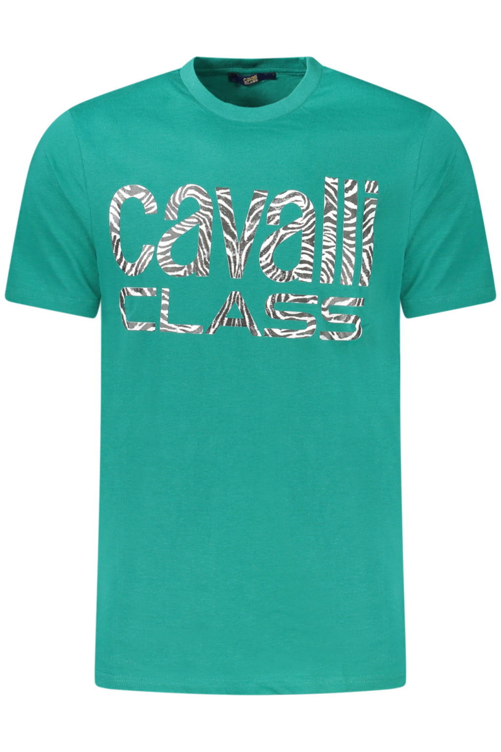 CAVALLI CLASS T-SHIRT MANICHE CORTE UOMO VERDE