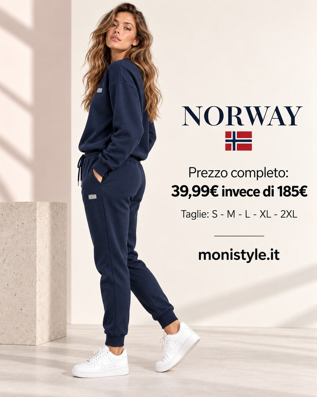 Tuta Norway 1963 completa Felpa + Pantalone
