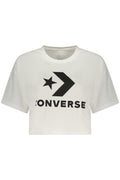 CONVERSE T-SHIRT MANICHE CORTE DONNA BIANCO