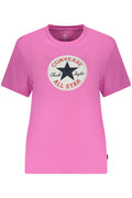 CONVERSE T-SHIRT MANICHE CORTE DONNA ROSA