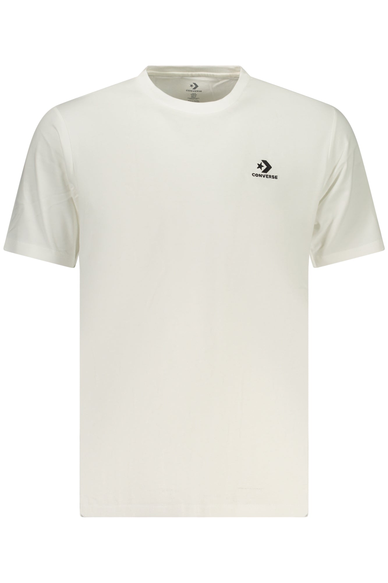 CONVERSE T-SHIRT MANICHE CORTE UOMO BIANCO
