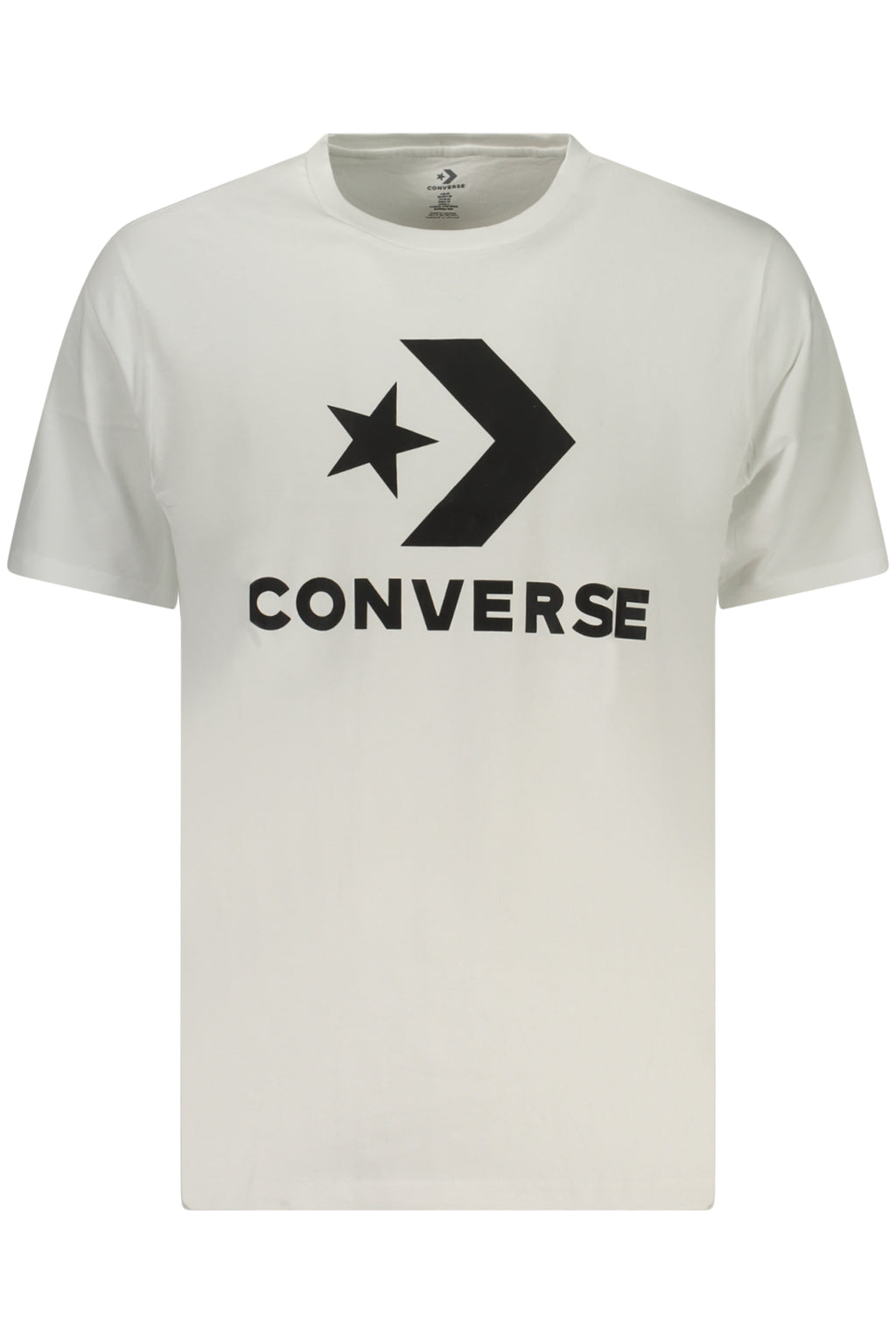 CONVERSE T-SHIRT MANICHE CORTE UOMO BIANCO