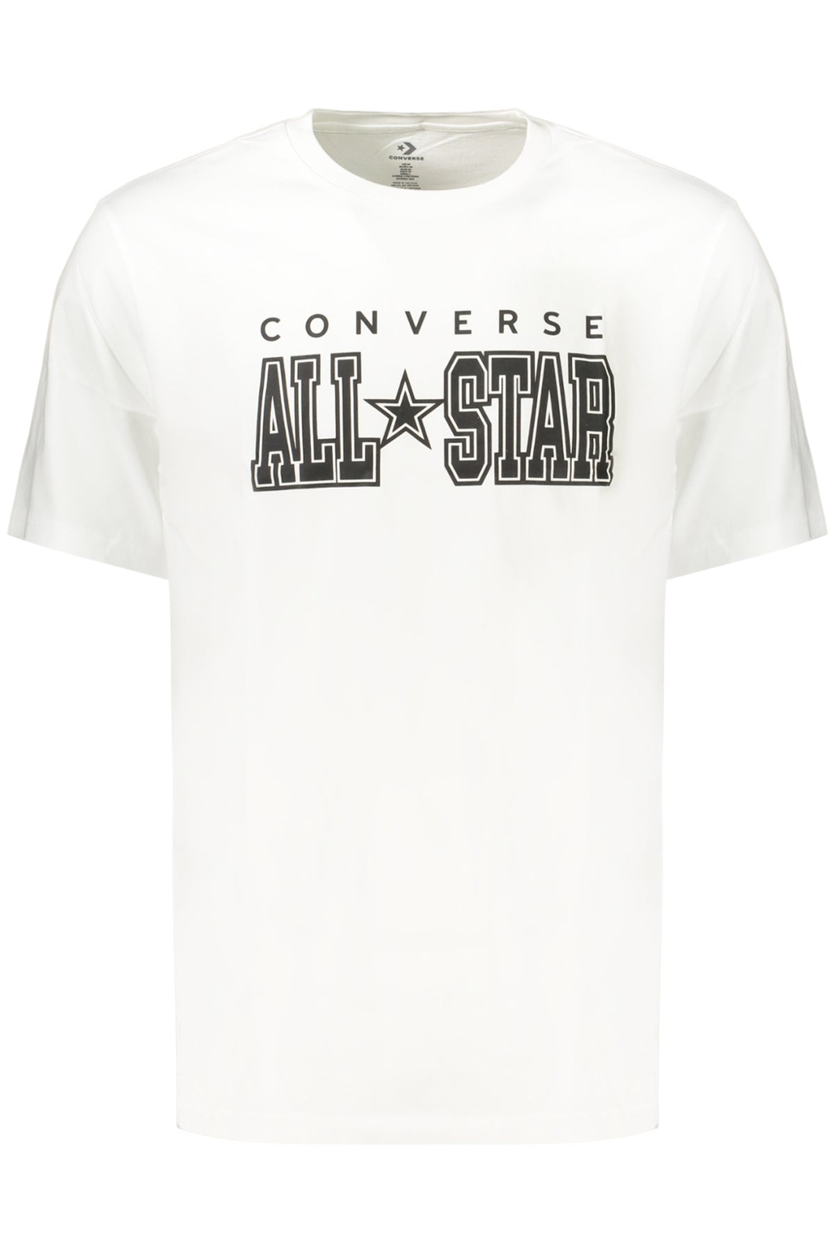 CONVERSE T-SHIRT MANICHE CORTE UOMO BIANCO