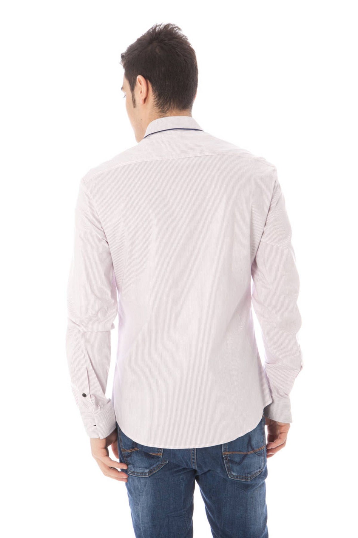 COSTUME NATIONAL CAMICIA MANICHE LUNGHE UOMO ROSA