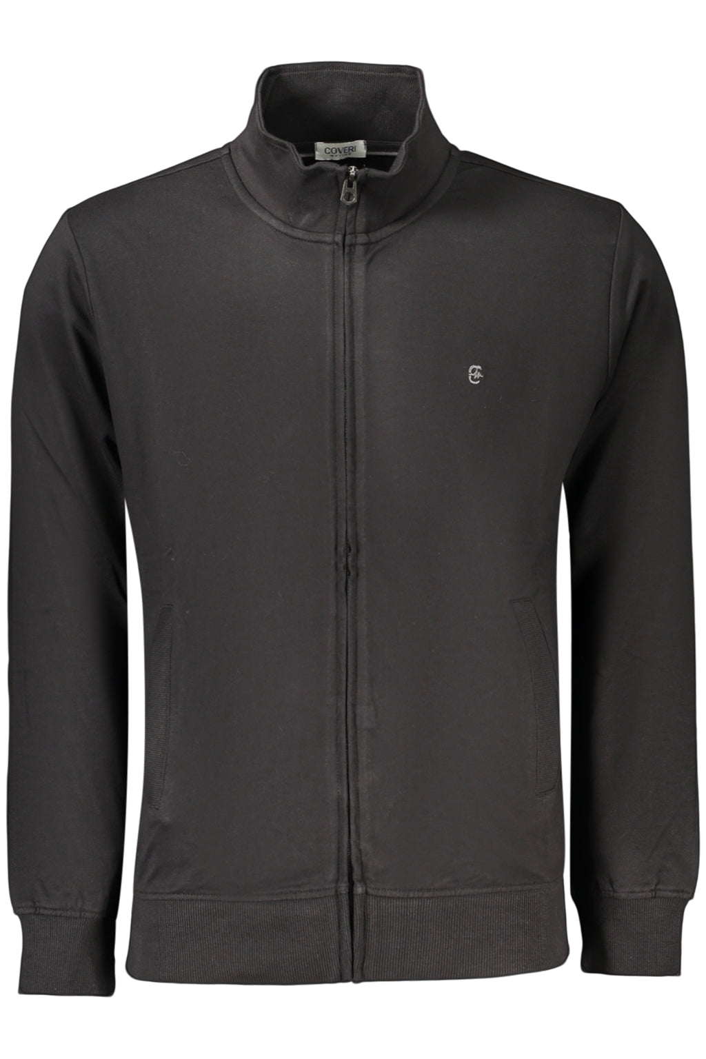 COVERI MOVING FELPA CON ZIP UOMO NERO
