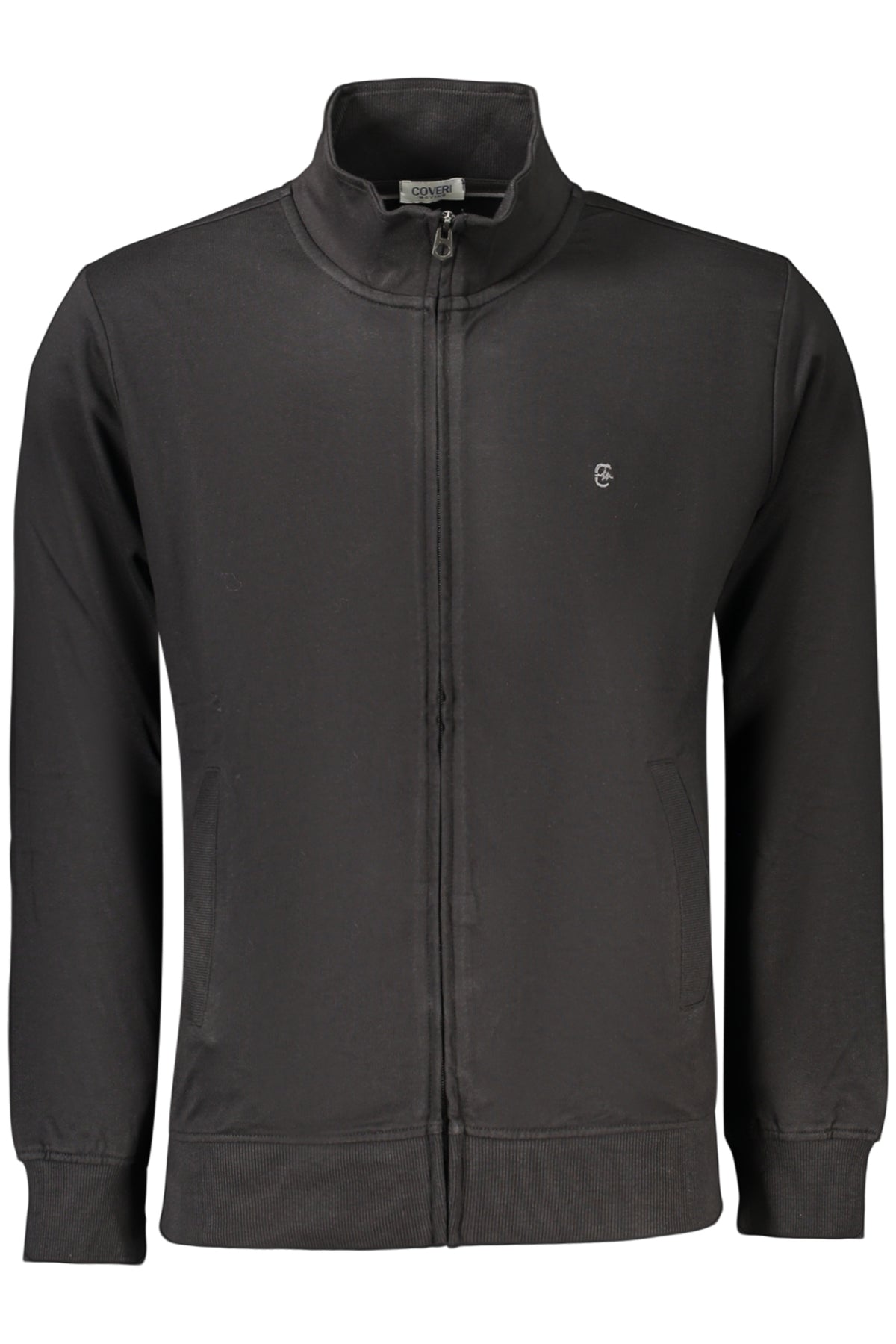 COVERI MOVING FELPA CON ZIP UOMO NERO
