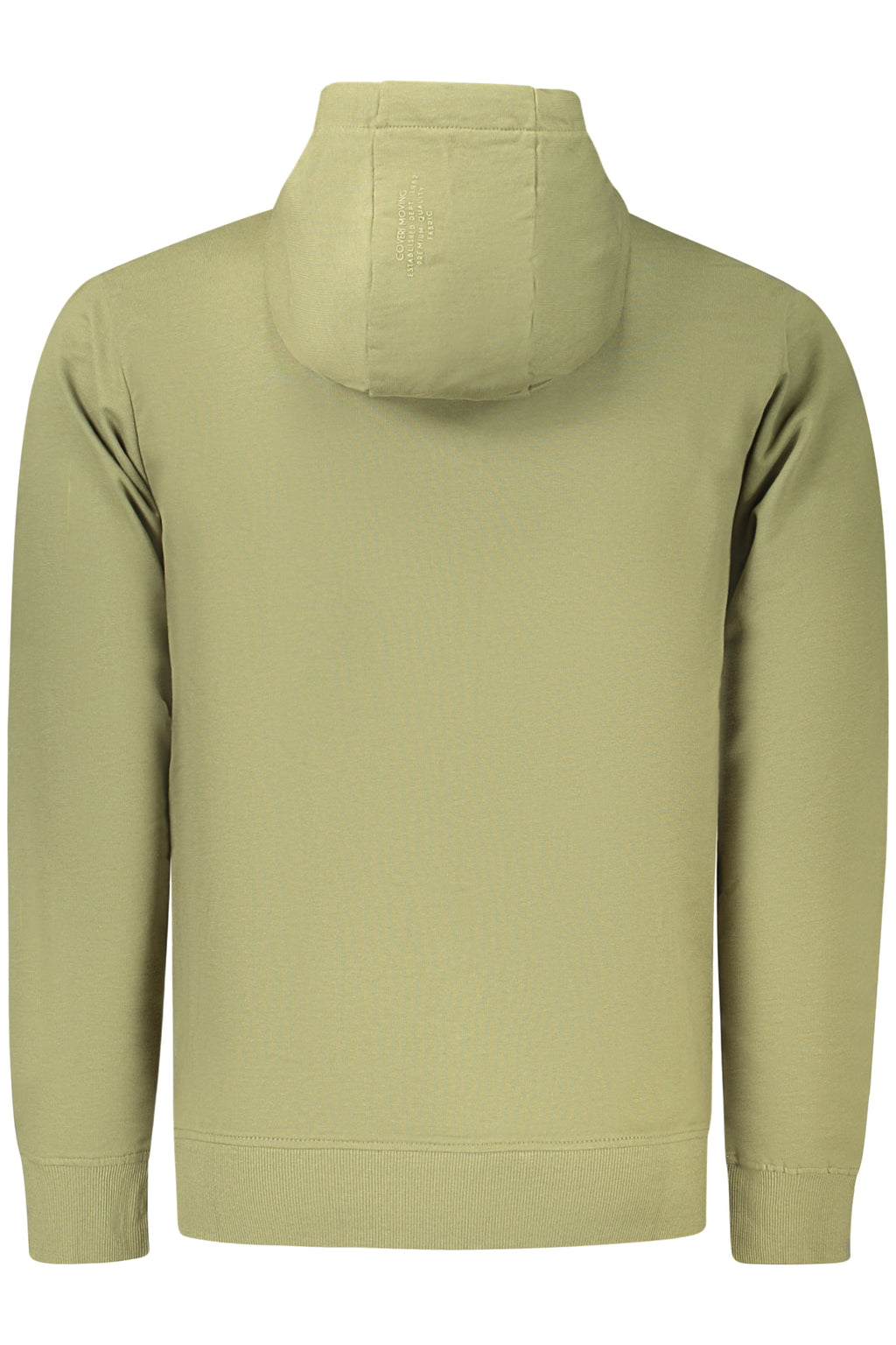 COVERI MOVING FELPA CON ZIP UOMO VERDE