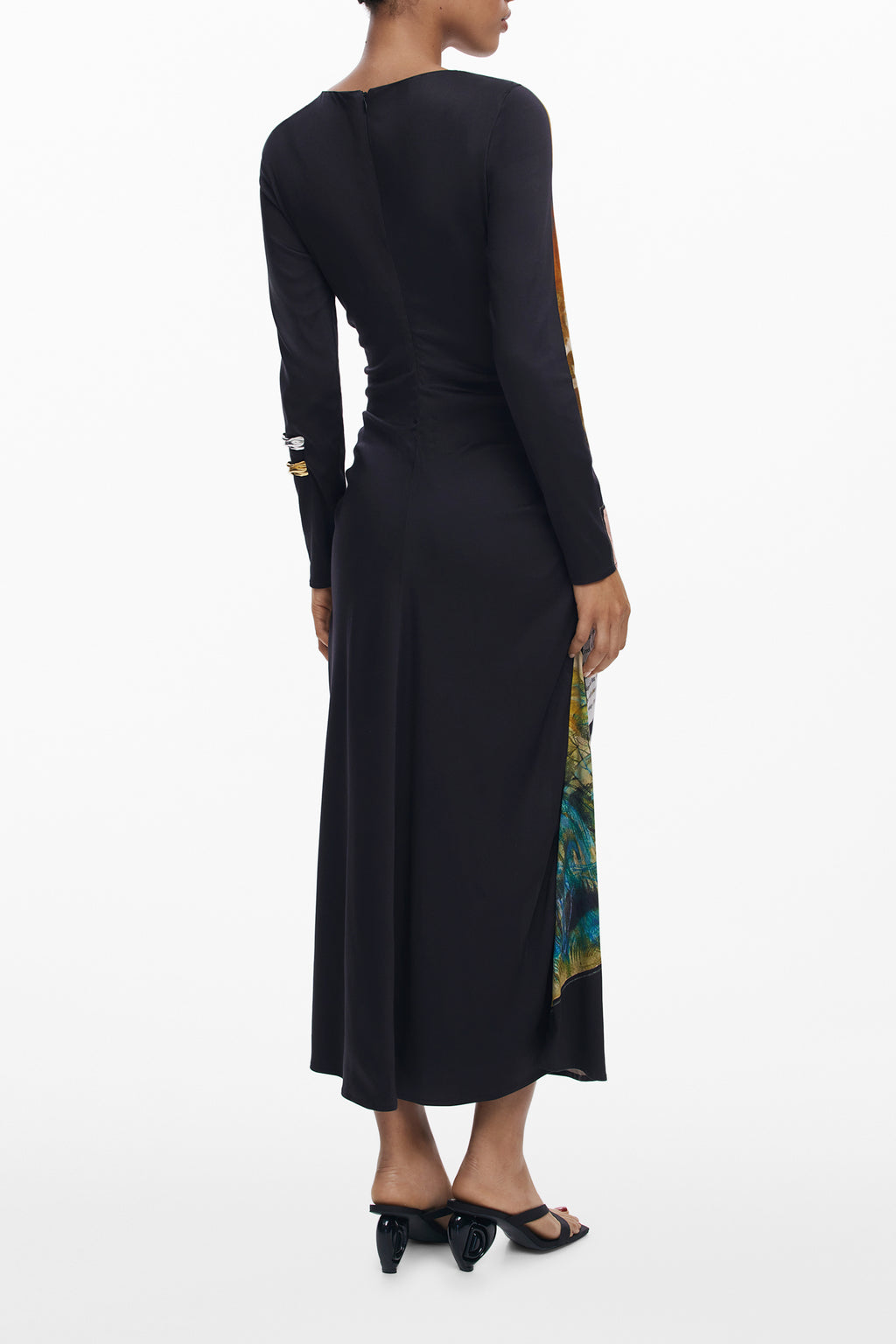 DESIGUAL ABITO LUNGO DONNA NERO
