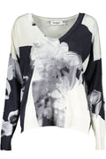 DESIGUAL MAGLIA DONNA BIANCO