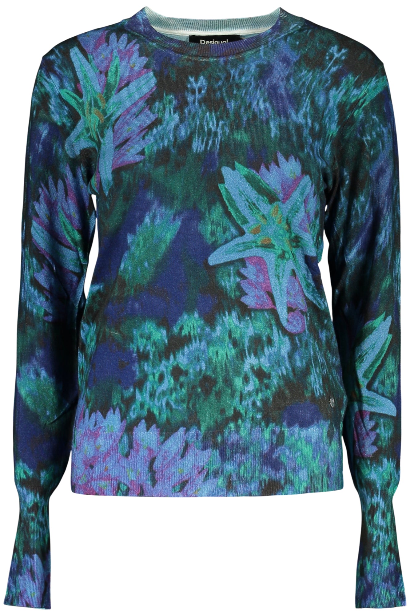 DESIGUAL MAGLIA DONNA BLU