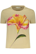 DESIGUAL T-SHIRT MANICHE CORTE DONNA BEIGE