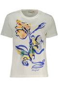 DESIGUAL T-SHIRT MANICHE CORTE DONNA BIANCO