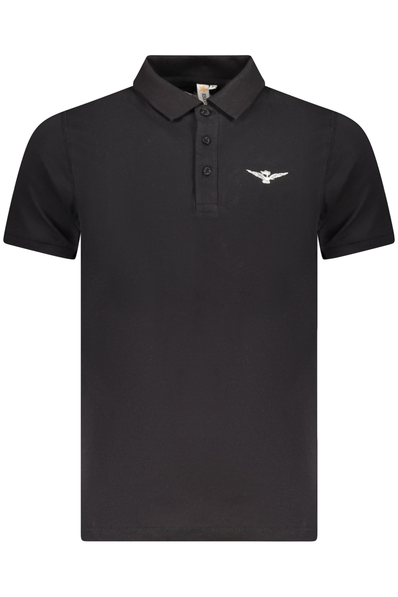 ESERCITO 1659 POLO MANICHE CORTE UOMO NERO