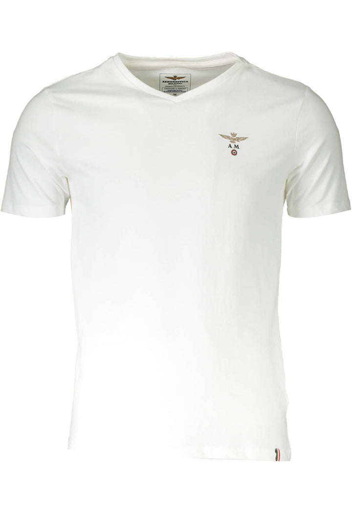 AERONAUTICA MILITARE T-SHIRT ESTERNABILE UOMO BIANCO