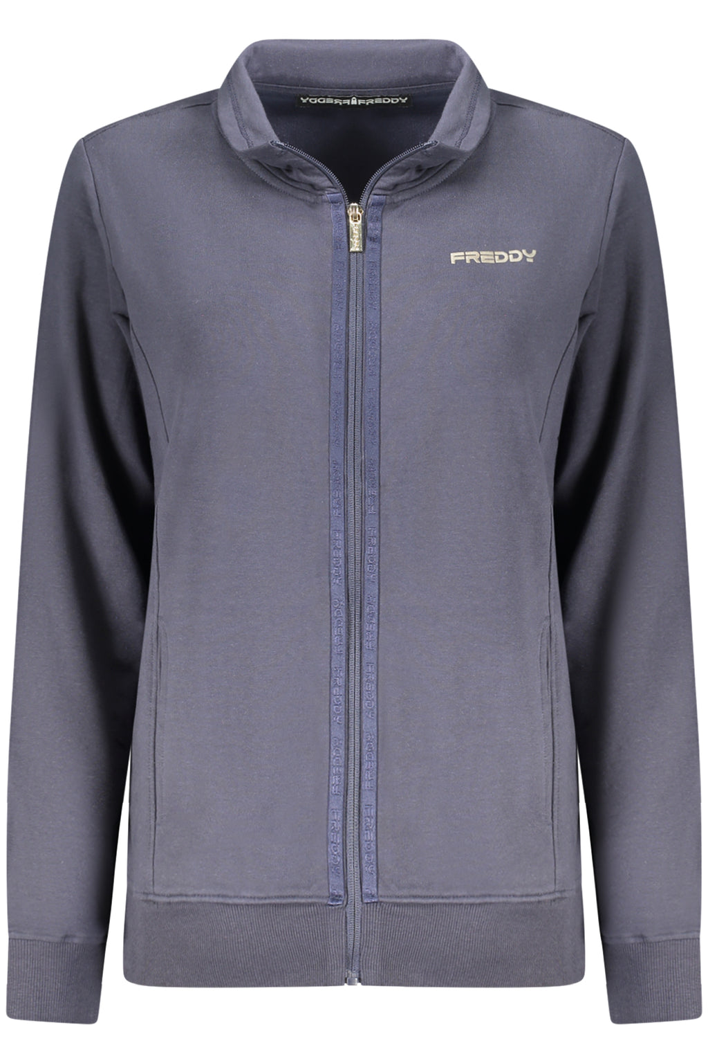 FREDDY FELPA CON ZIP DONNA BLU