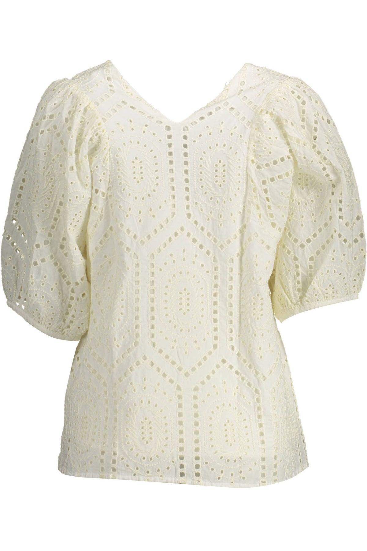 GANT T-SHIRT MANICHE CORTE DONNA BIANCO