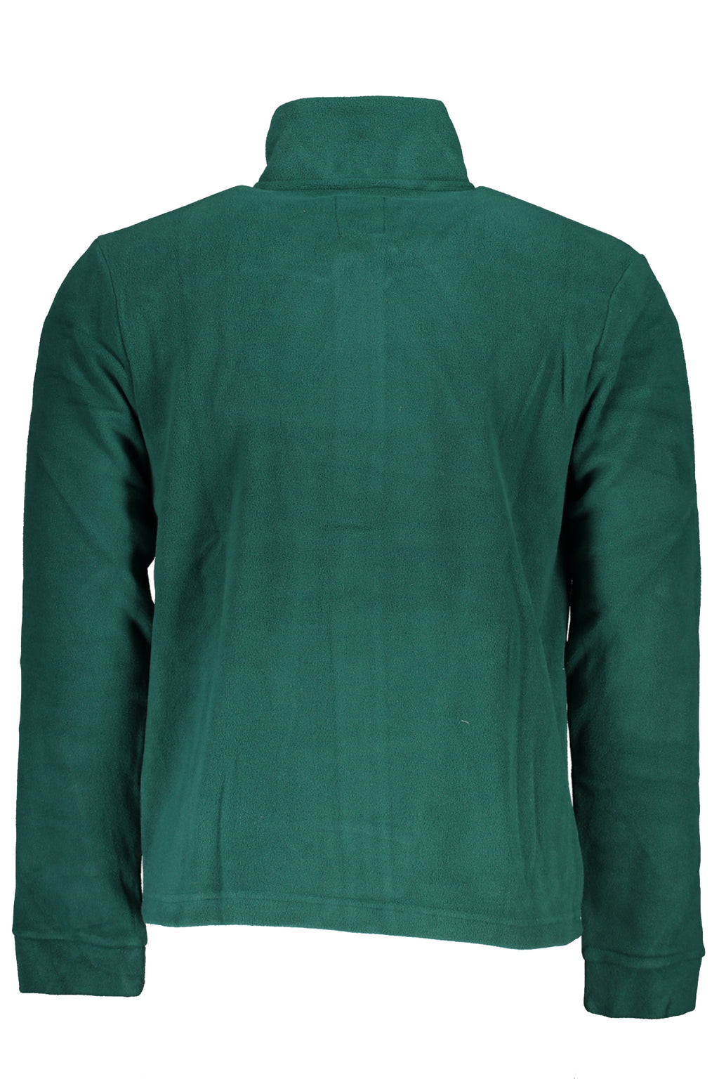 GIAN MARCO VENTURI FELPA CON ZIP UOMO VERDE