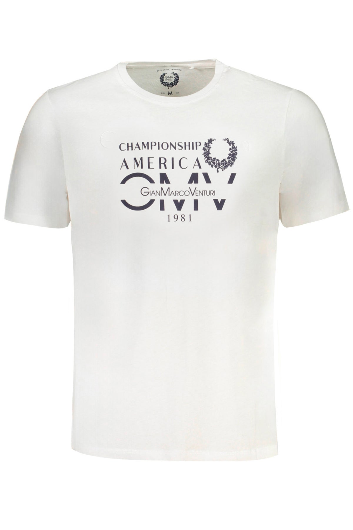 GIAN MARCO VENTURI T-SHIRT MANICHE CORTE UOMO BIANCO