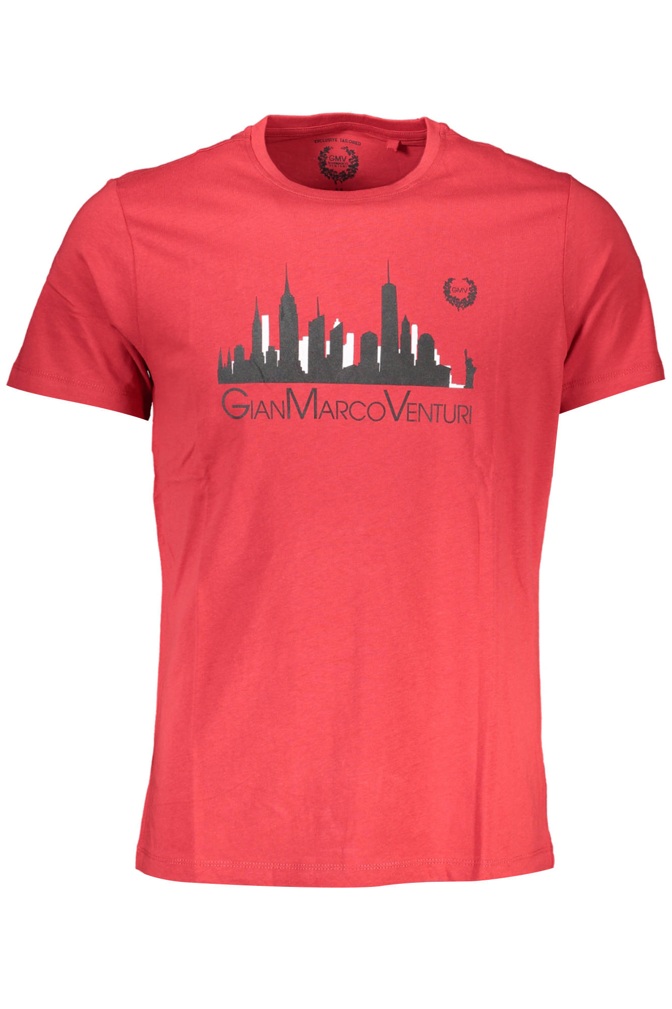 GIAN MARCO VENTURI T-SHIRT MANICHE CORTE UOMO ROSSO