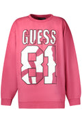 GUESS JEANS FELPA SENZA ZIP BAMBINO ROSSO