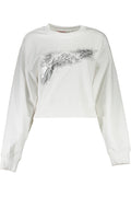 GUESS JEANS FELPA SENZA ZIP DONNA BIANCO