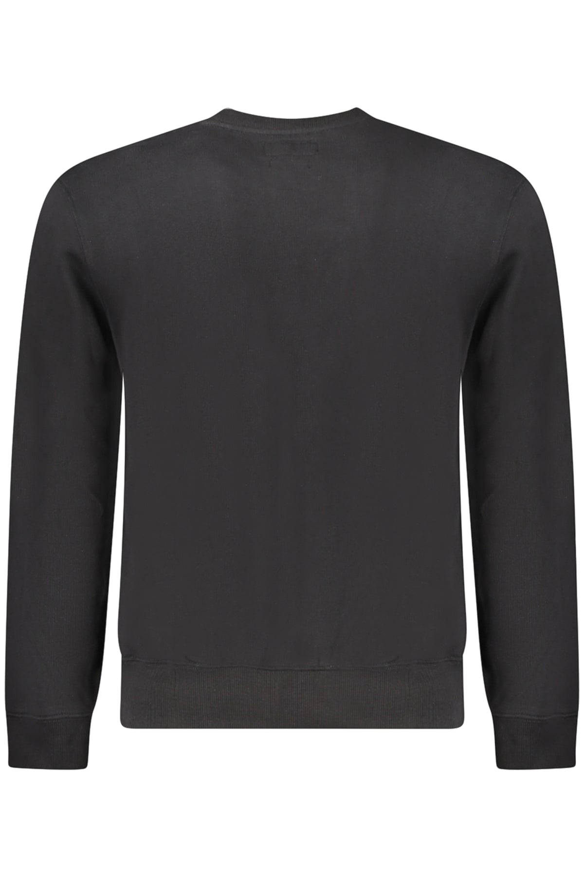 GUESS JEANS FELPA SENZA ZIP UOMO NERO