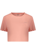GUESS JEANS T-SHIRT MANICHE CORTE DONNA ROSA