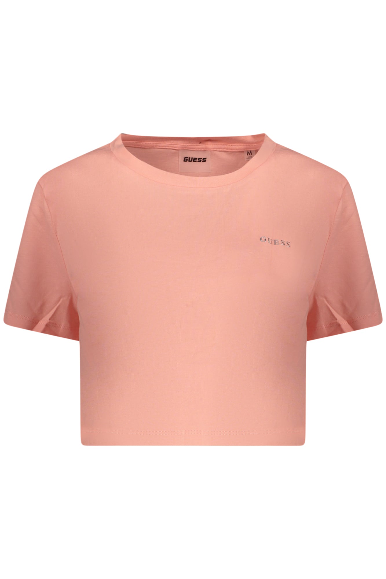 GUESS JEANS T-SHIRT MANICHE CORTE DONNA ROSA