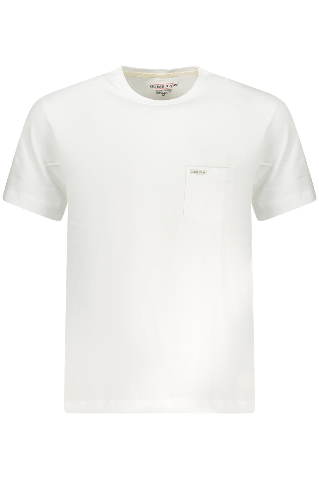 GUESS JEANS T-SHIRT MANICHE CORTE UOMO BIANCO