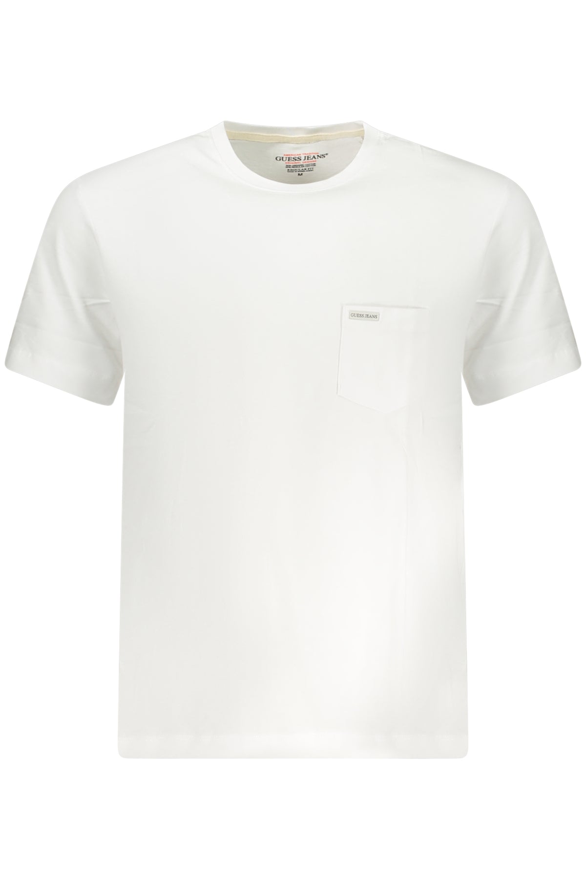GUESS JEANS T-SHIRT MANICHE CORTE UOMO BIANCO