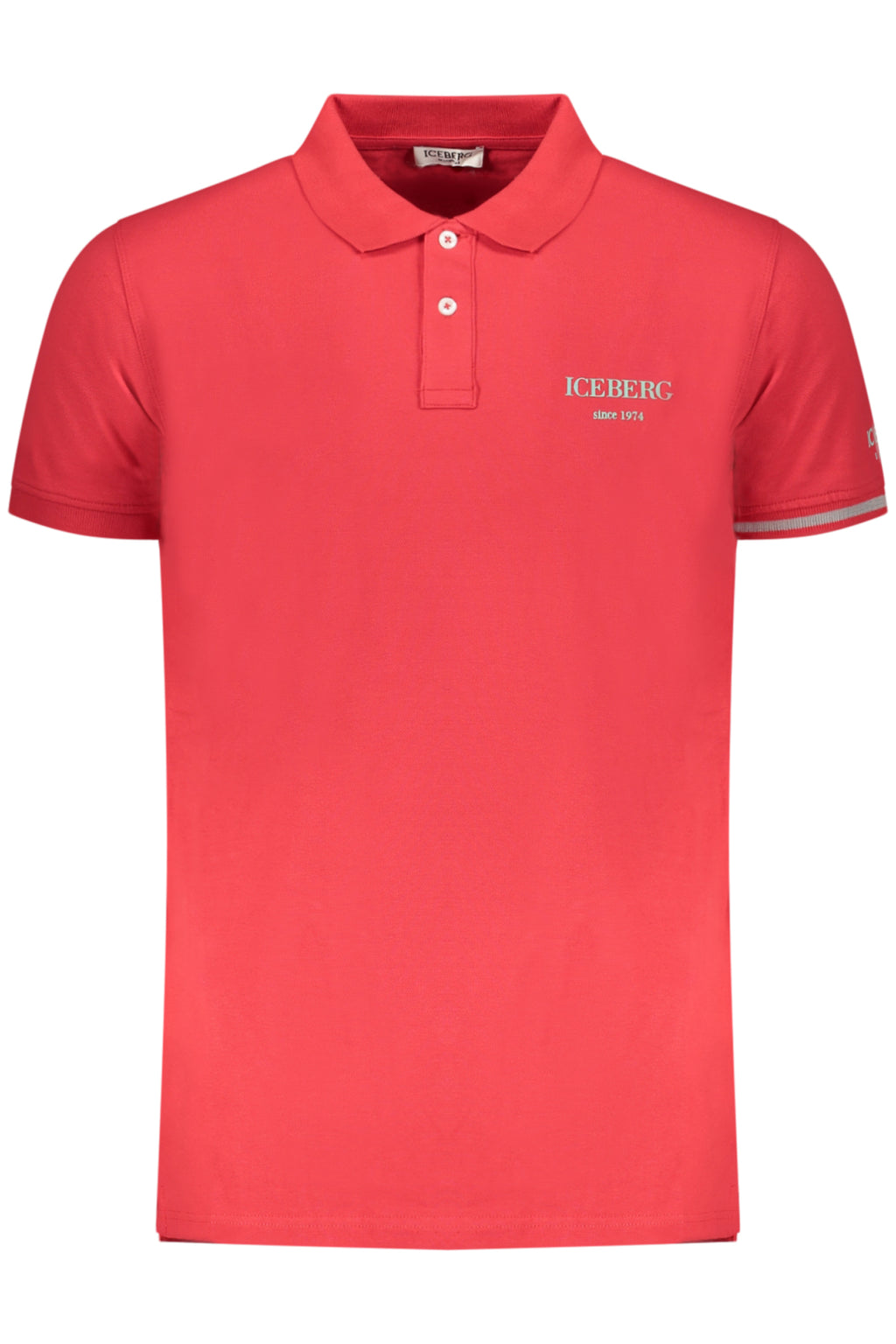 ICEBERG POLO MANICHE CORTE UOMO ROSSO