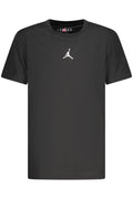 JORDAN T-SHIRT MANICHE CORTE BAMBINO NERO