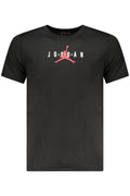 JORDAN T-SHIRT MANICHE CORTE BAMBINO NERO